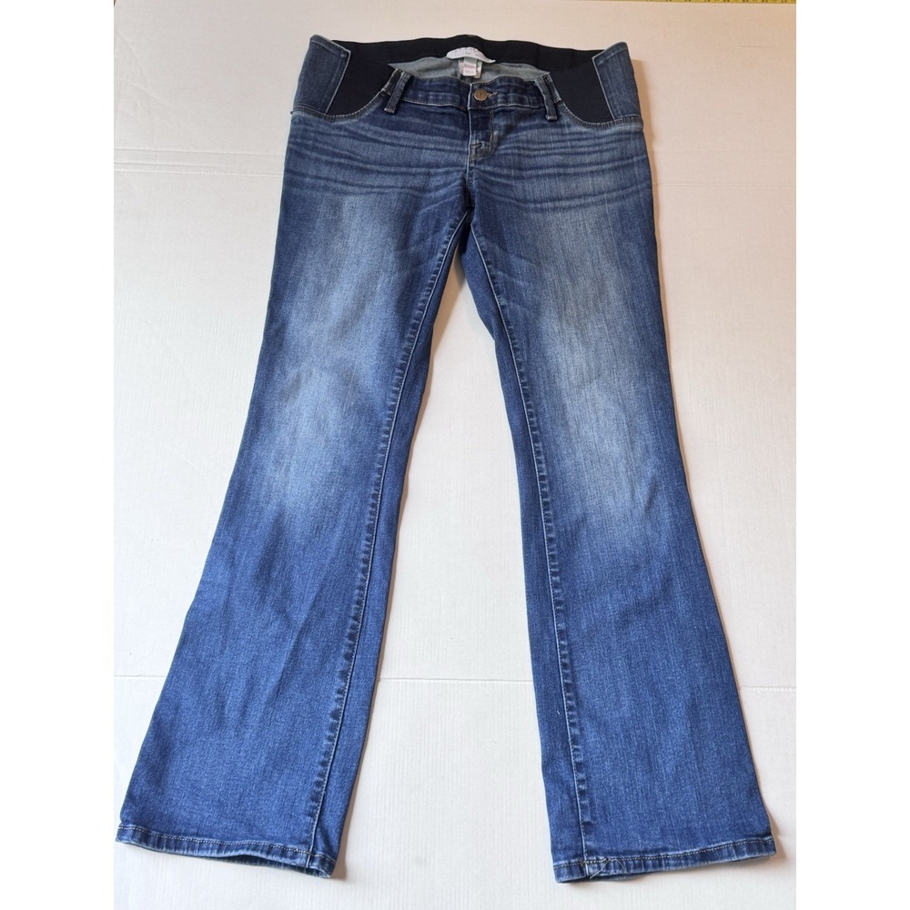 Isabel Maternity blue jean Skinny Bootcut  leg Jeans  size 6/28